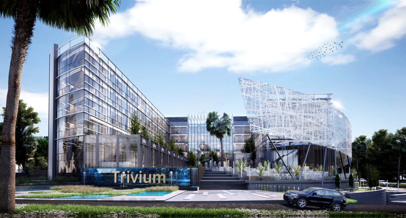 trivuim square , fully furnished office for sale